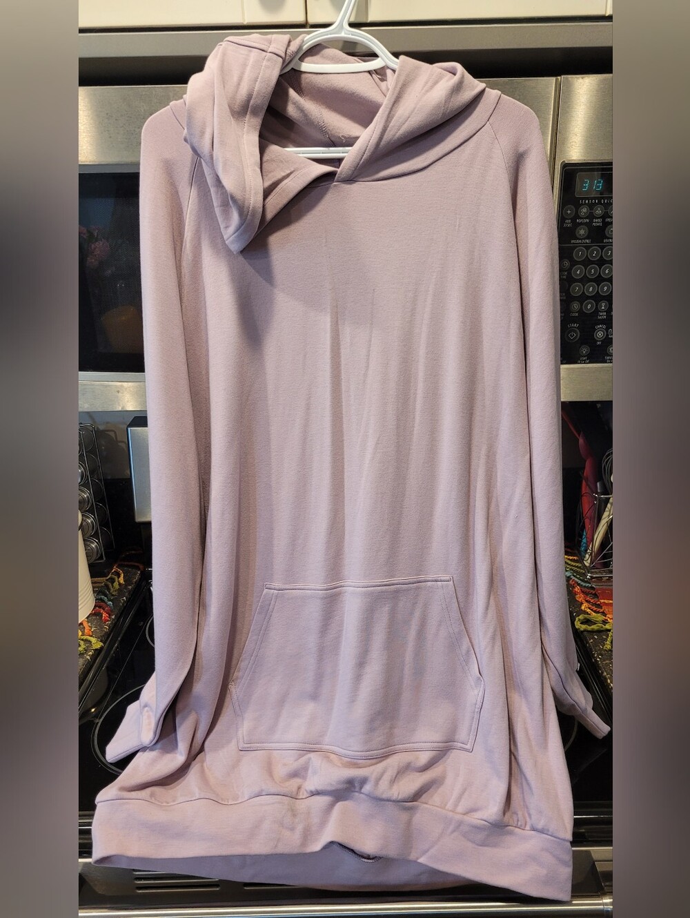 Ada Casey Dusty Lavender Hoodie Top